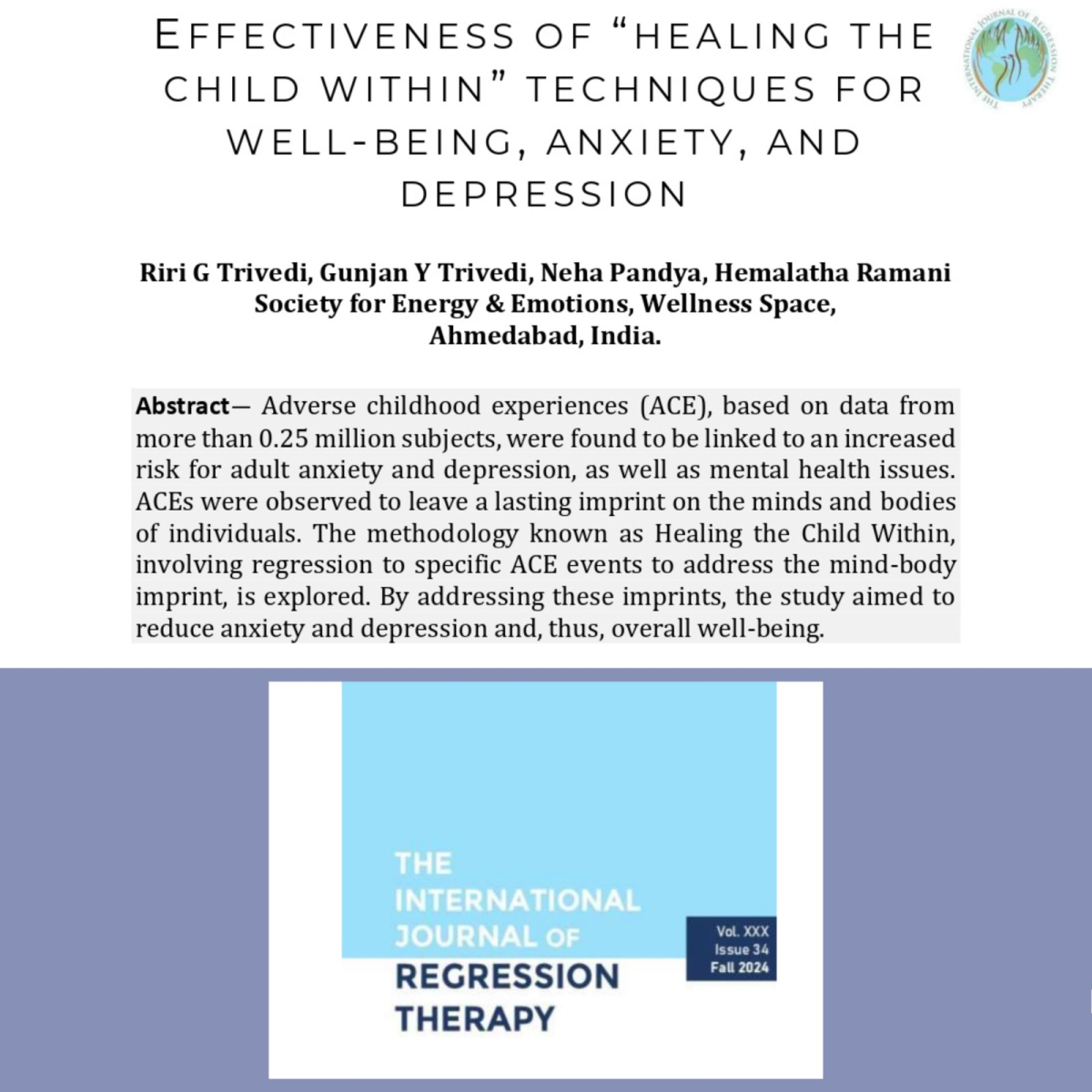 Inner Child Therapy - publication (2025)