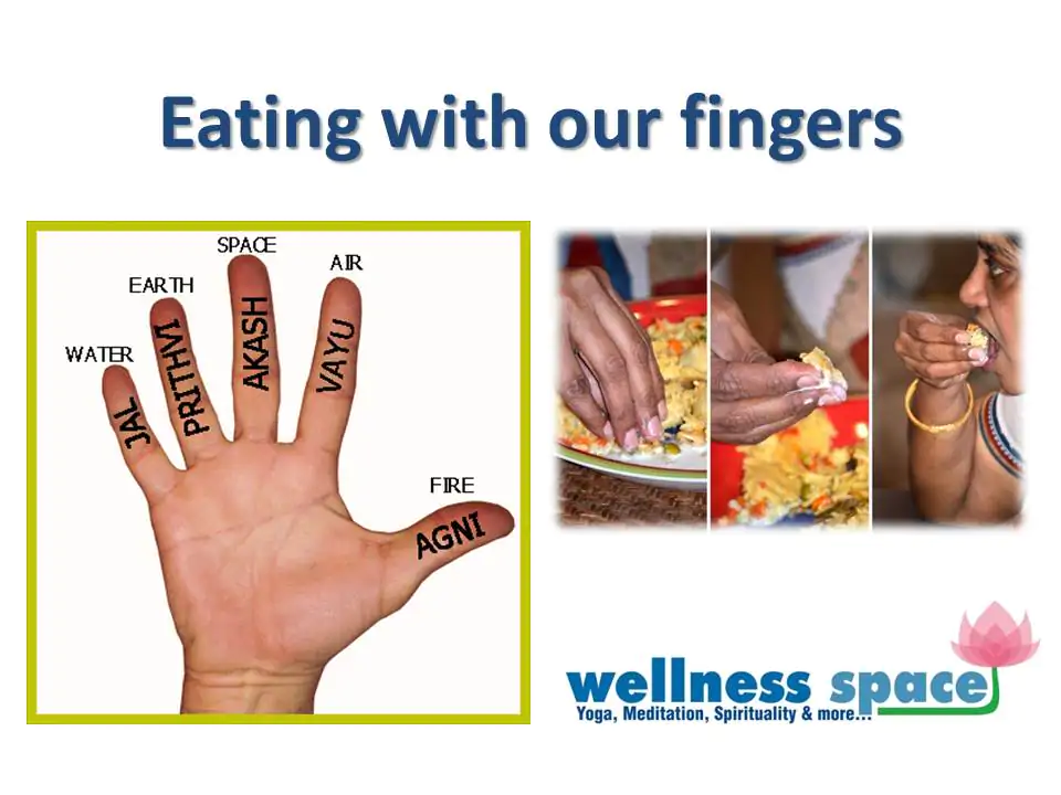 Eating with our fingers