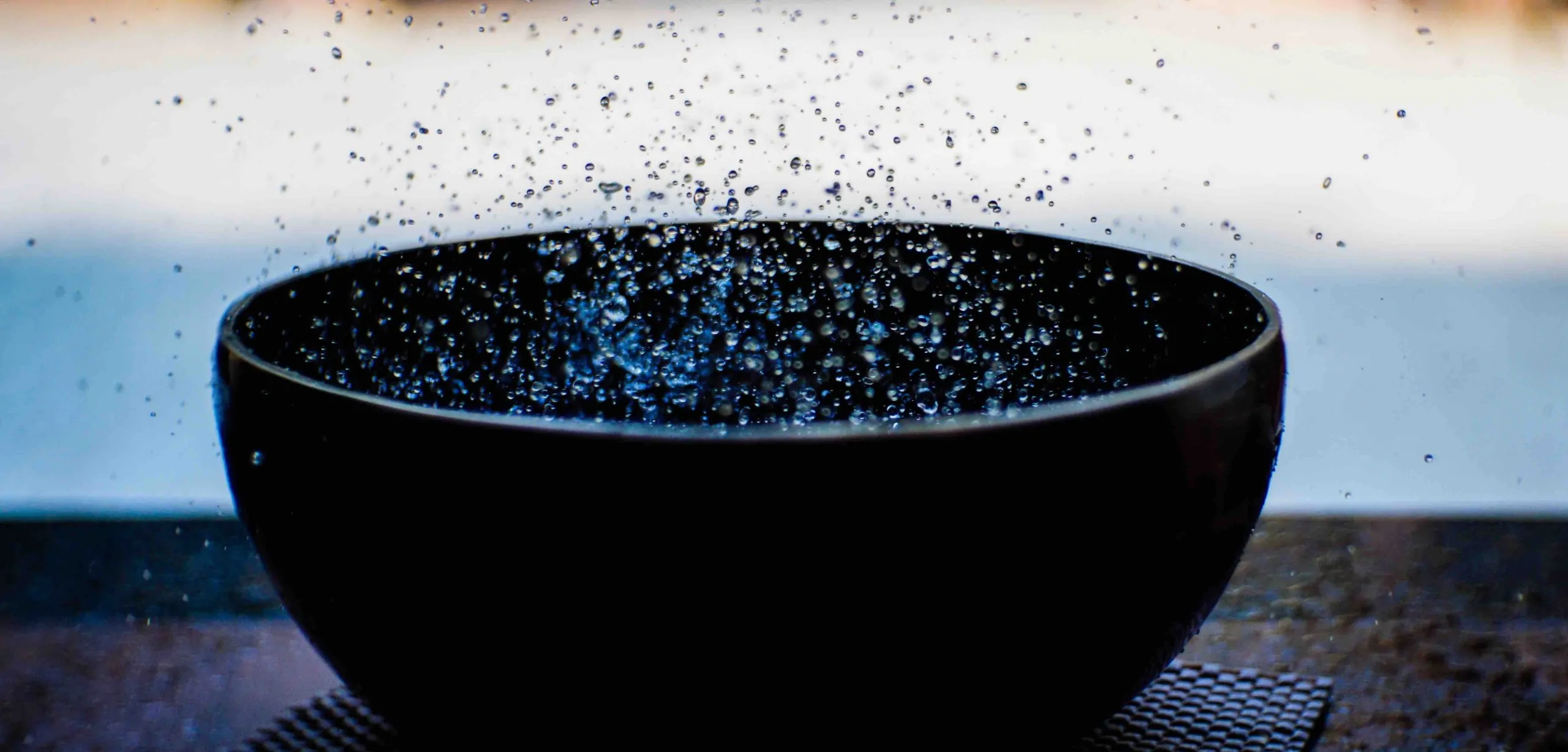 Singing Bowl and water