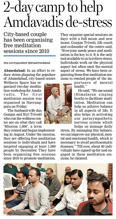 Meditation in news