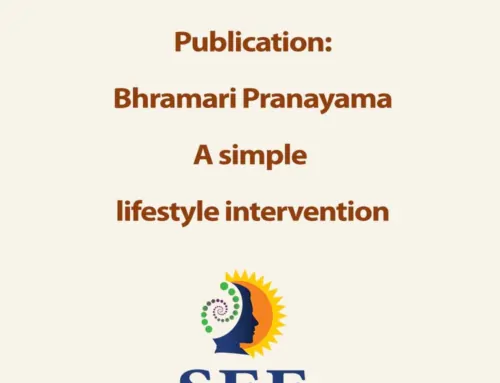 Publication: Bhramari Pranayama – A simple lifestyle intervention …..