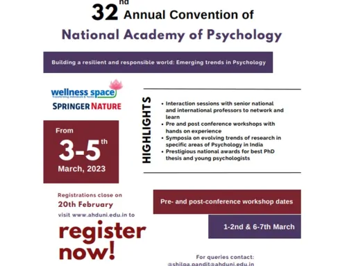 Wellness Space presentations at NAOP 2023 (Ahmedabad University)