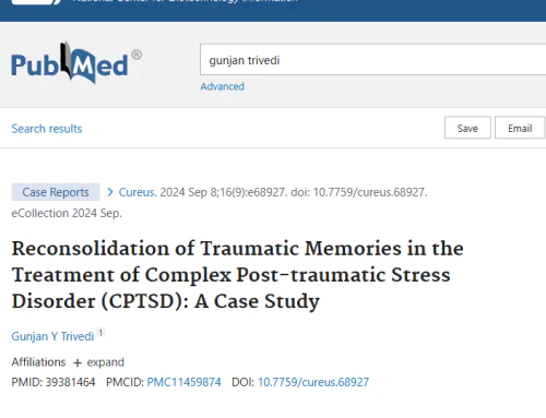 Reconsolidation of Traumatic Memories in the Treatment of Complex Post-traumatic Stress Disorder (CPTSD): A Case Study
