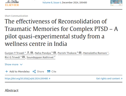 Complex Trauma (CPTSD) research in India at Wellness Space