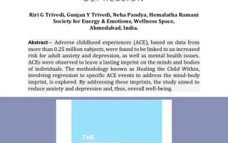 Inner Child Integration Therapy publication 1 of 2