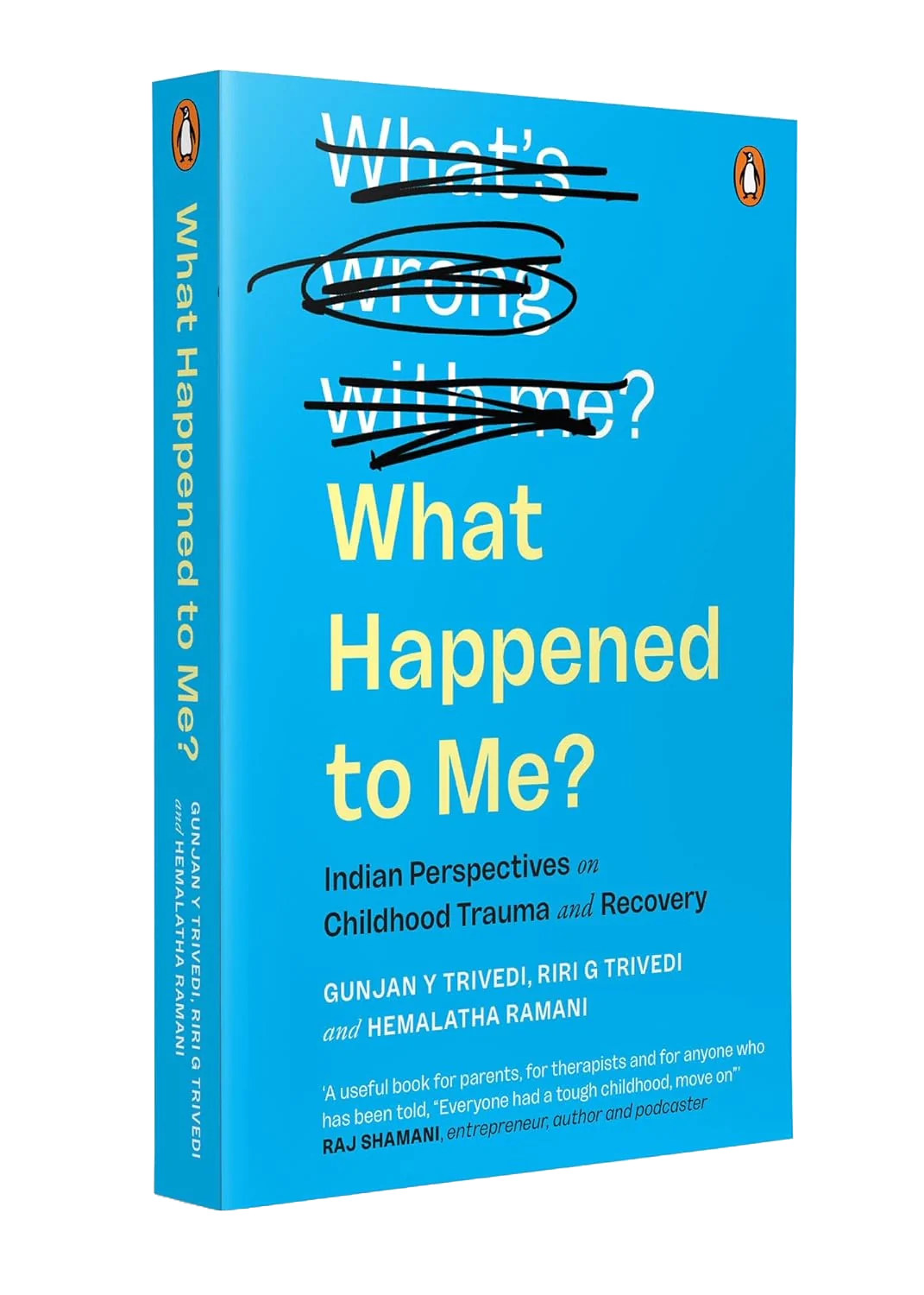 What Happened to Me — childhood trauma book India cover by Dr Gunjan Trivedi